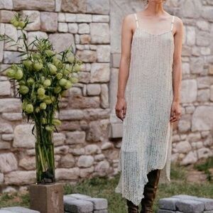 Simon Miller for Barney’s SS17 leather laser cut slip dress MOSS size 0-2